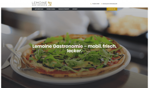 Webdesign Referenzen - Lemoine Gastronomie